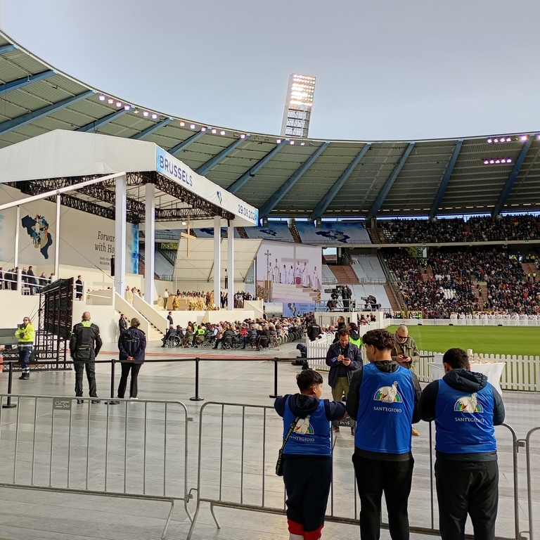 Paus Franciscus op bezoek in België